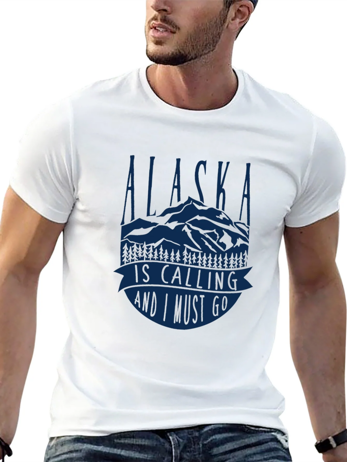 Alaska Is Calling Graphic T-Shirt