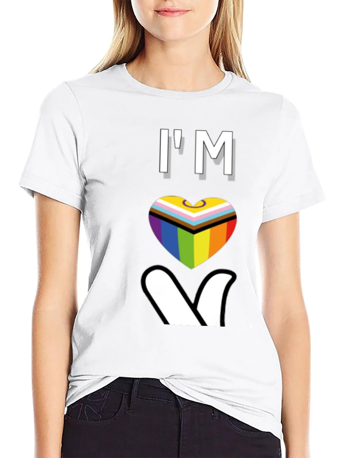 LGBTQ+ Pride Heart T-Shirt - Love Wins!