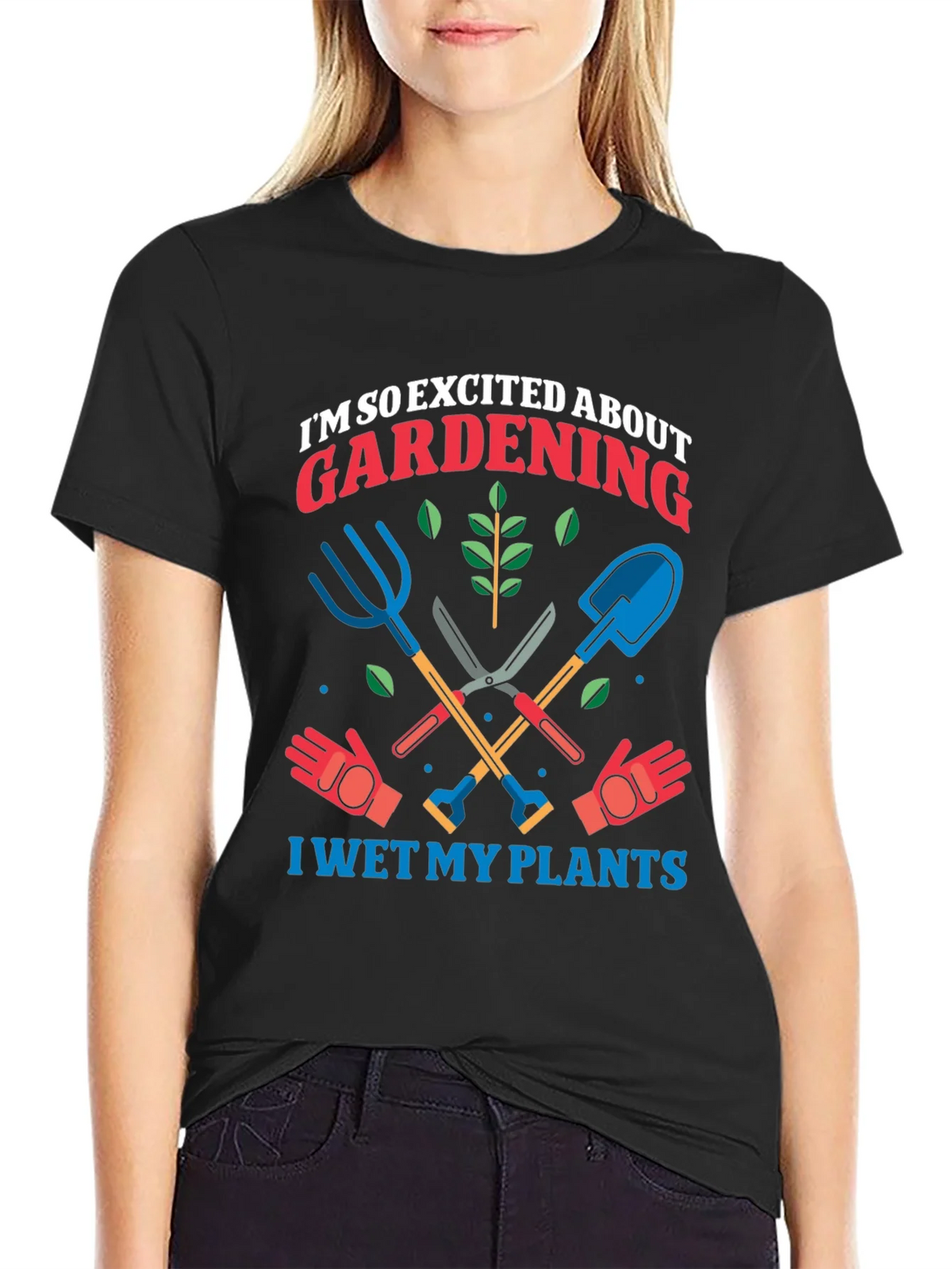 Gardening Enthusiast T-Shirt: I Wet My Plants!