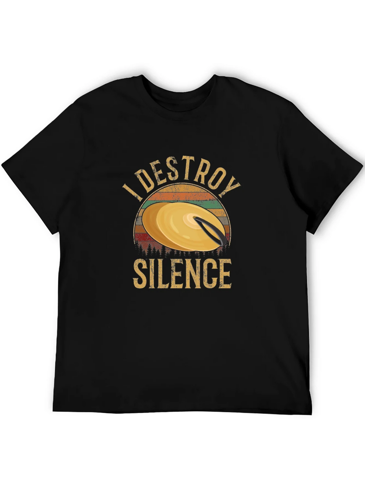 I Destroy Silence Drummer T-Shirt