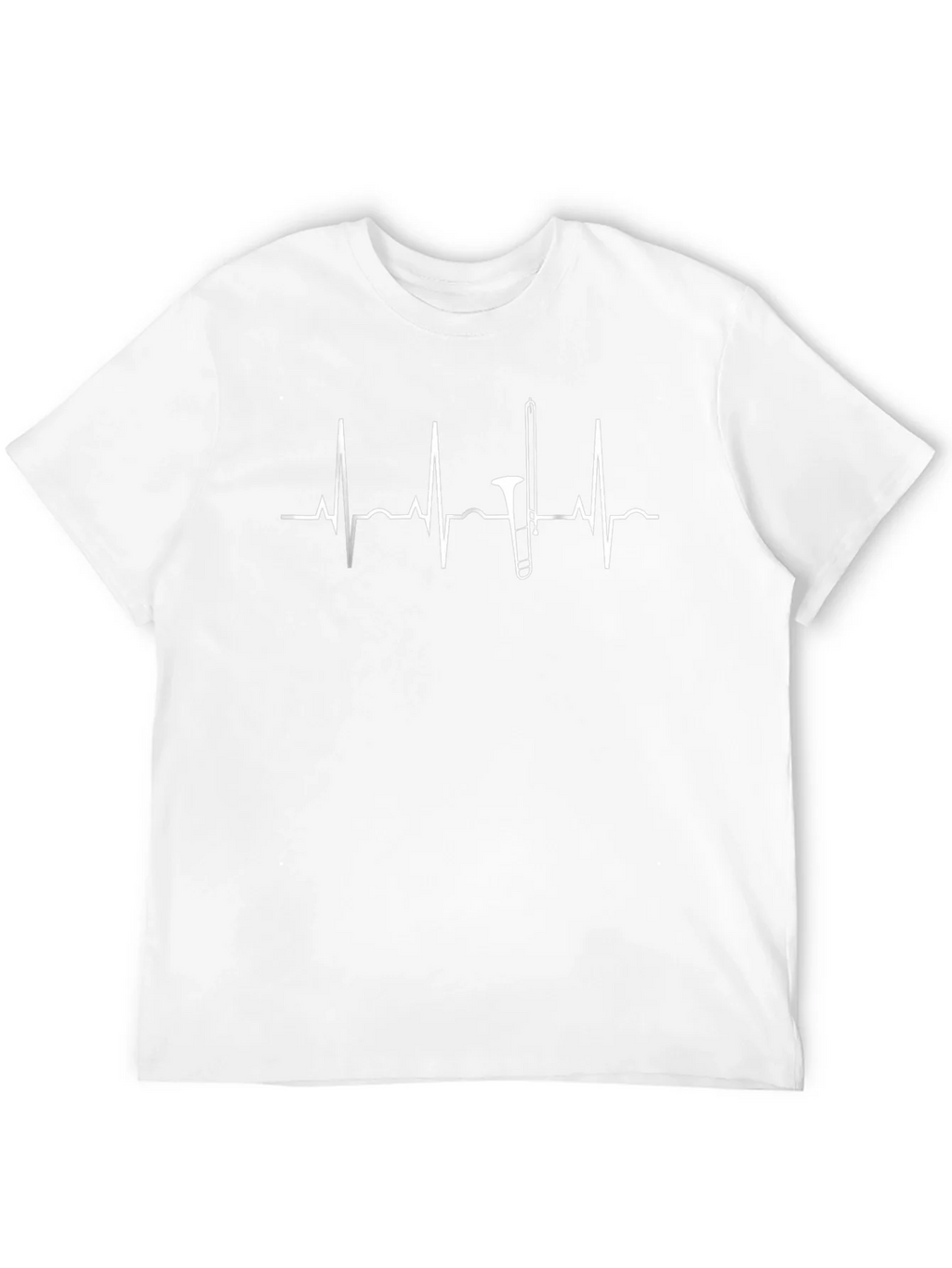 Trombone Heartbeat Graphic Tee