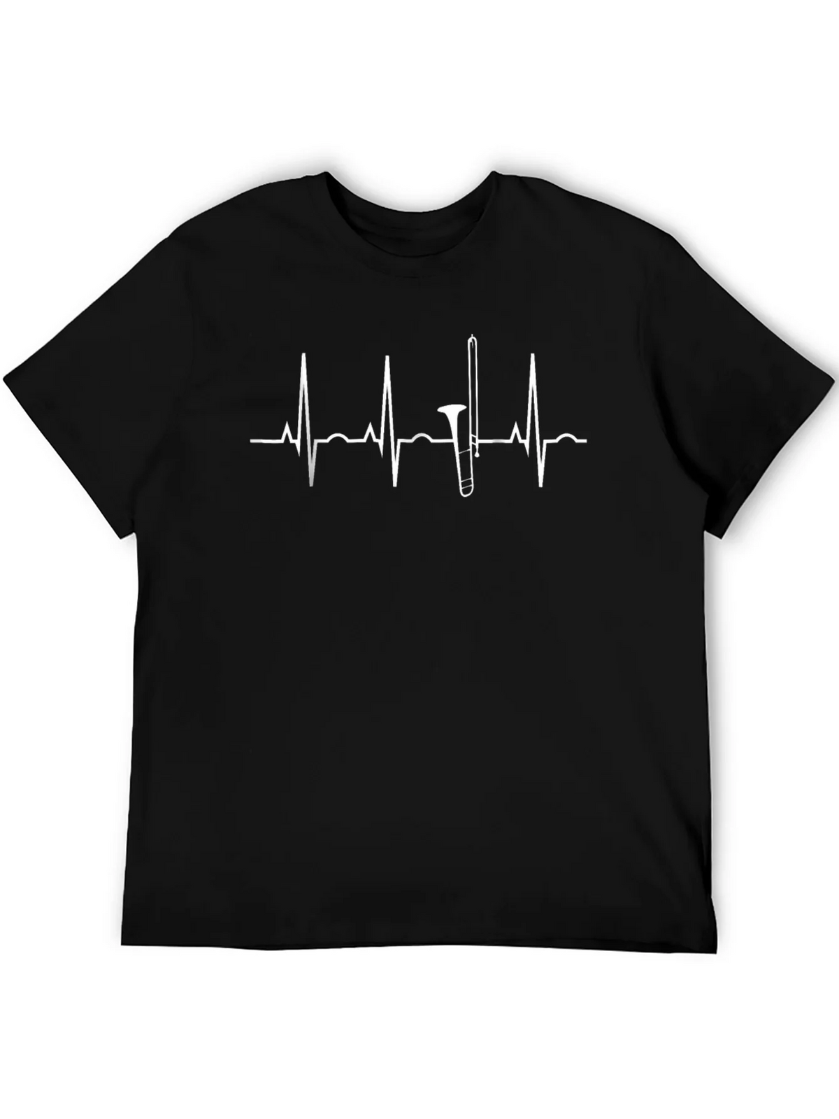 Trombone Heartbeat Graphic Tee