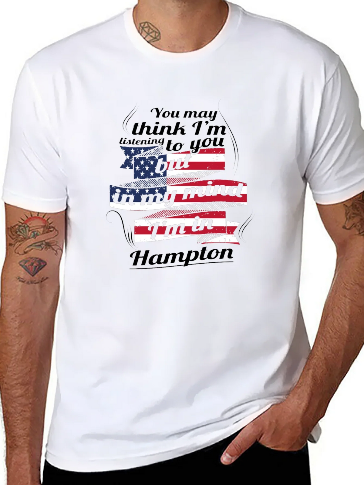 Hampton Mind T-Shirt - Patriotic Design