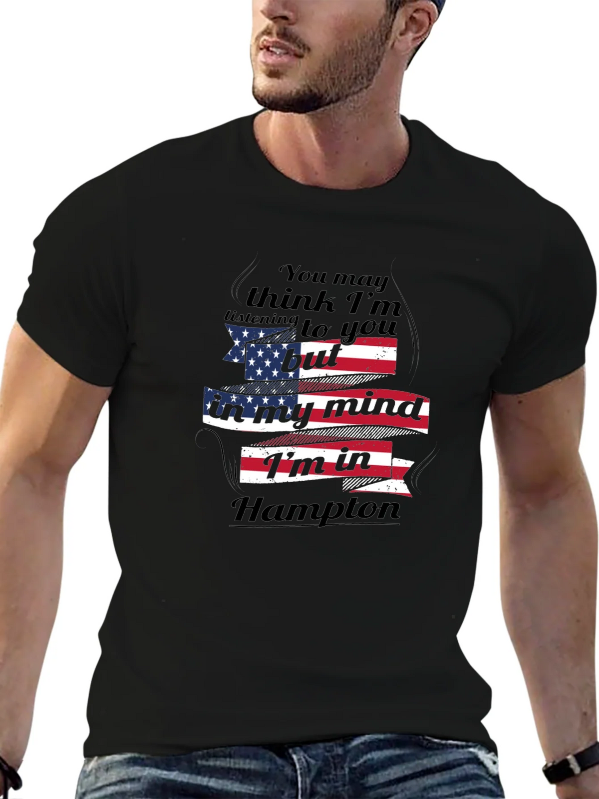 Hampton Mind T-Shirt - Patriotic Design