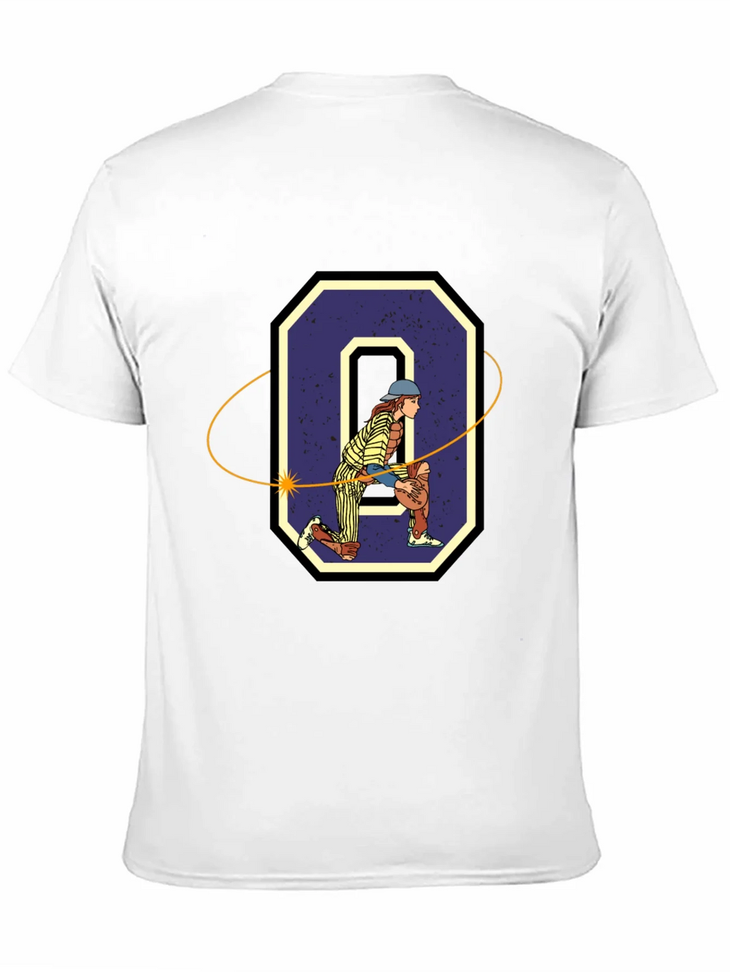 Baseball Catcher O Graphic T-Shirt