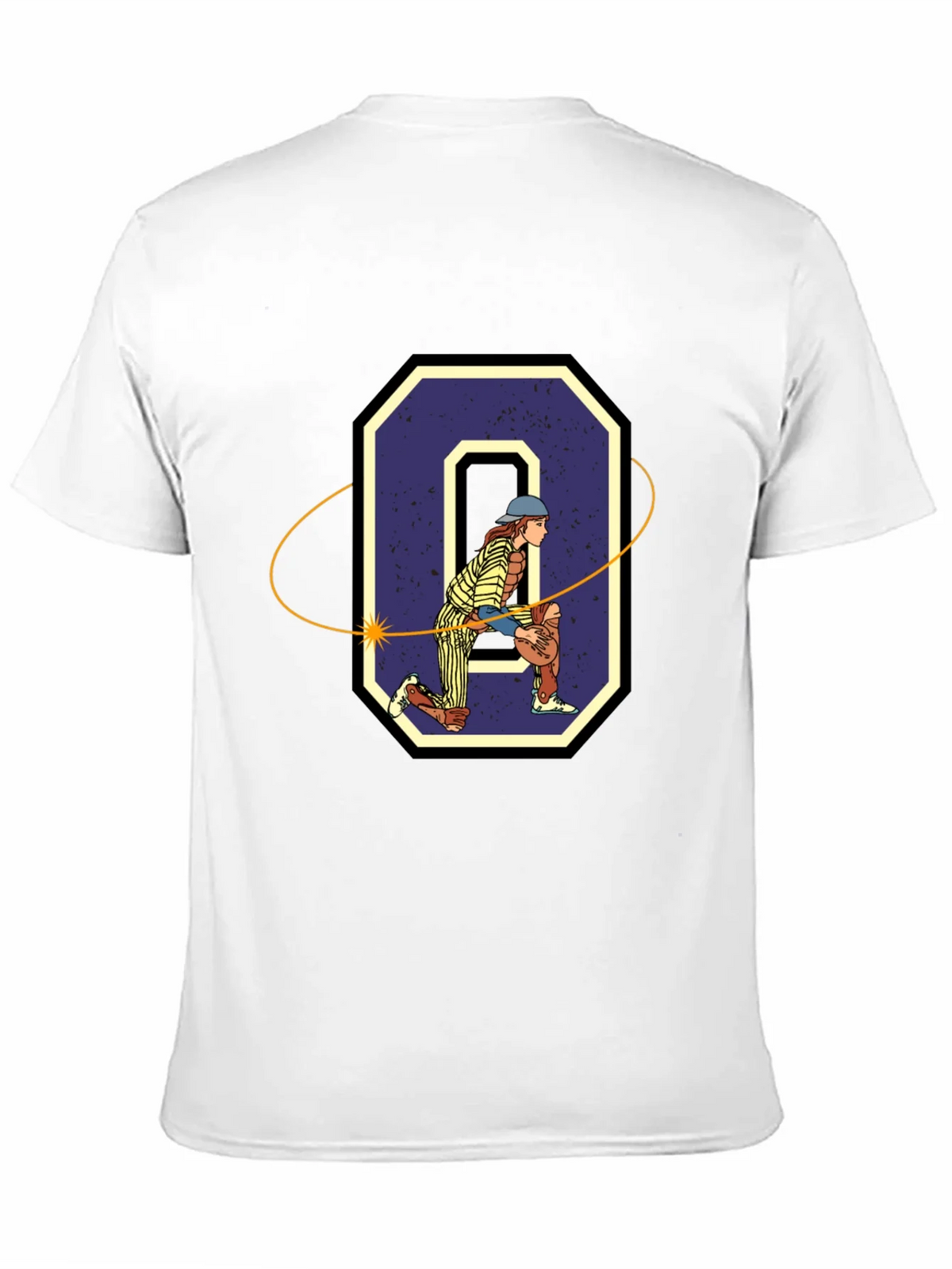 Baseball Catcher O Graphic T-Shirt