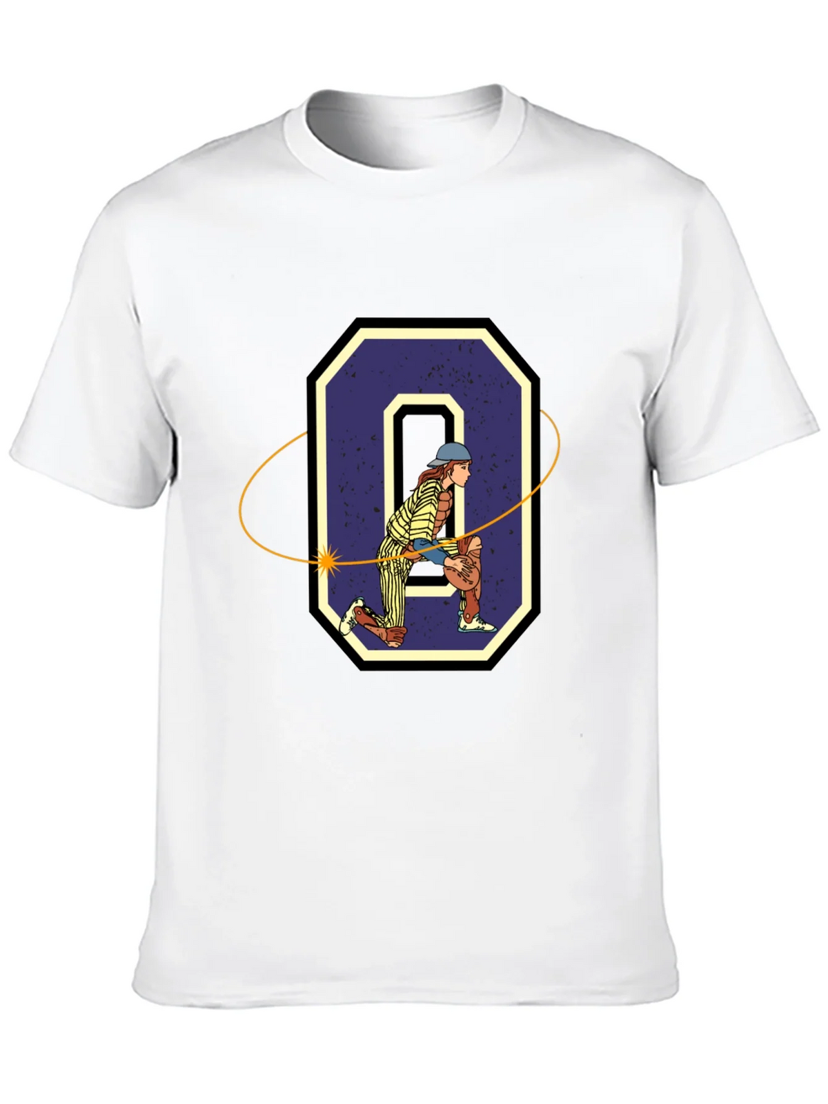 Baseball Catcher O Graphic T-Shirt