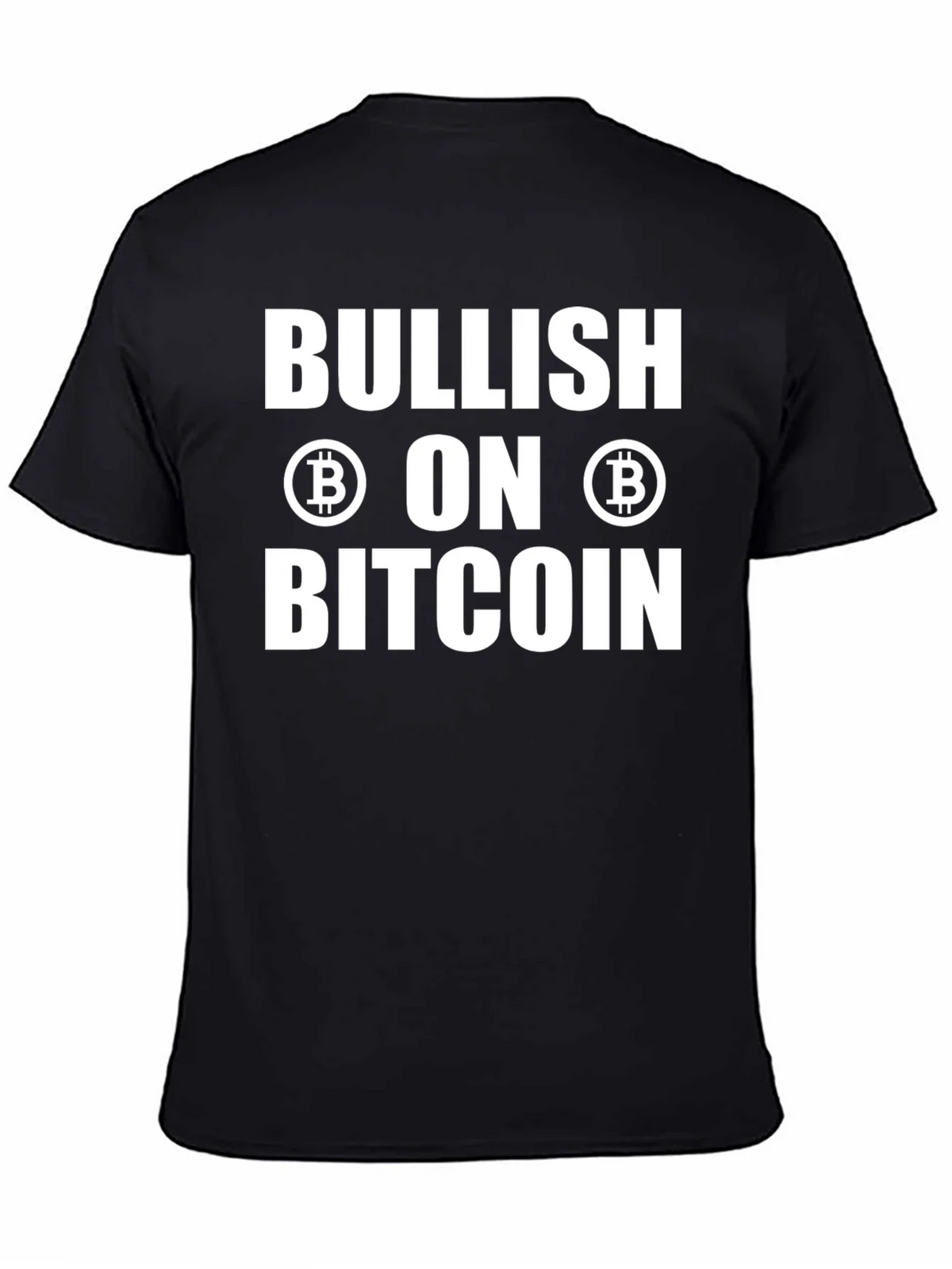 Bullish on Bitcoin Black T-Shirt