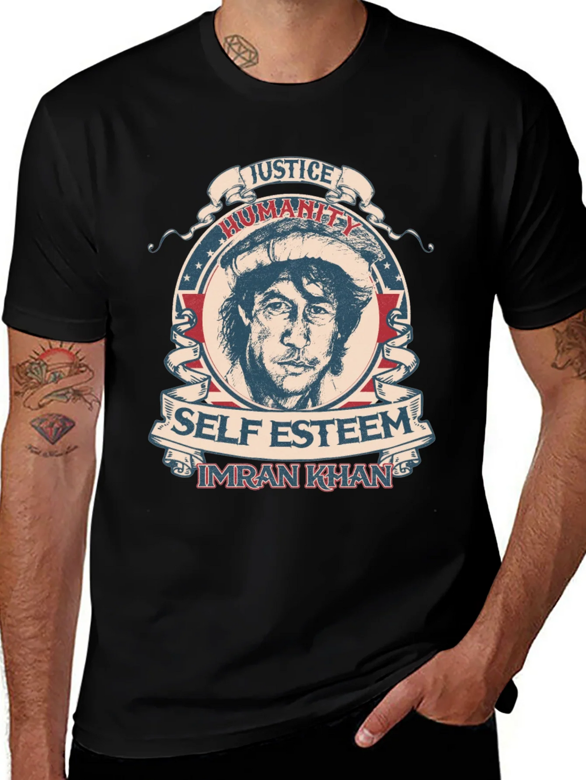 Imran Khan Graphic Print Tee