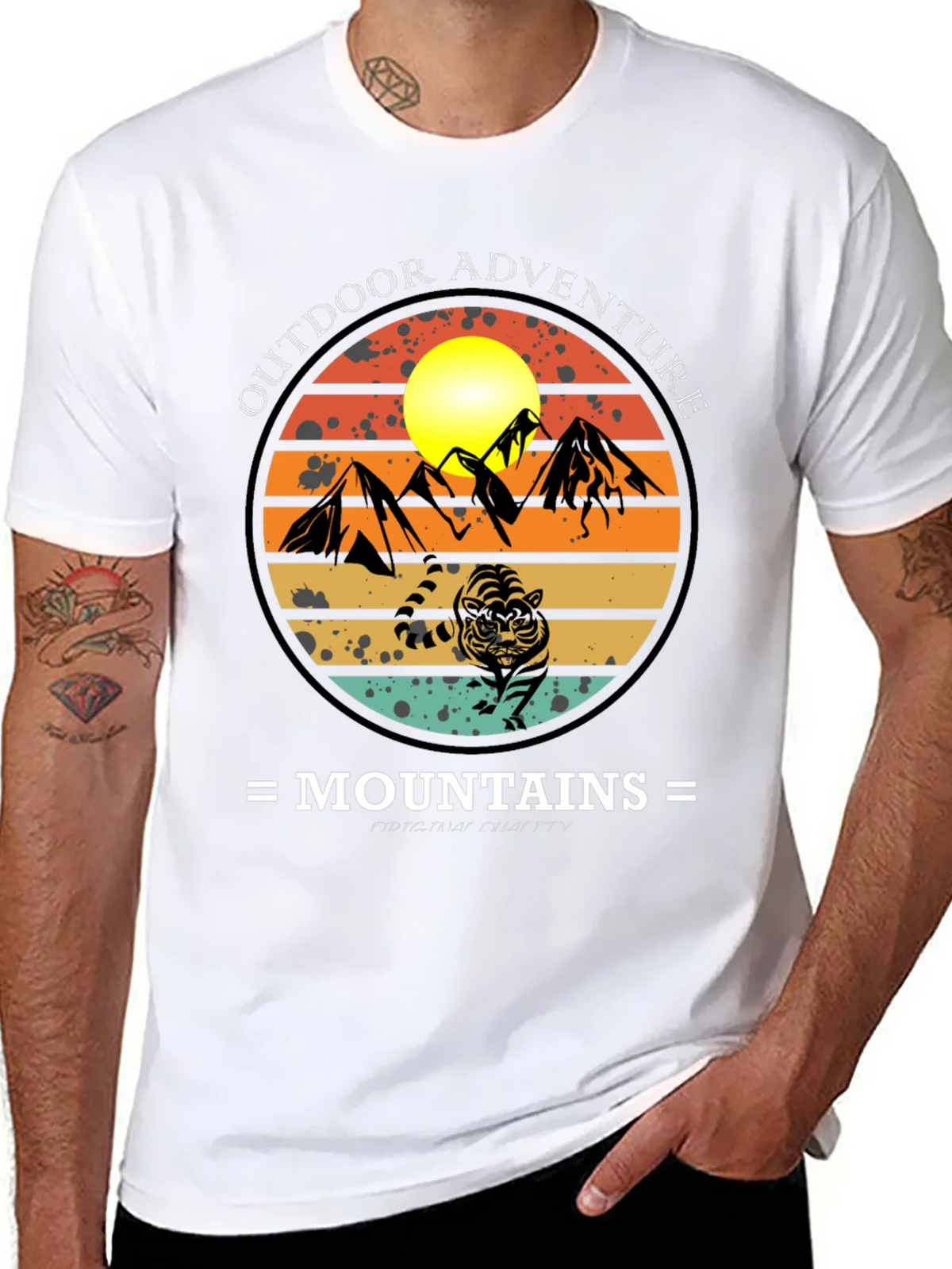 Outdoor Adventure Mountains Graphic Tee