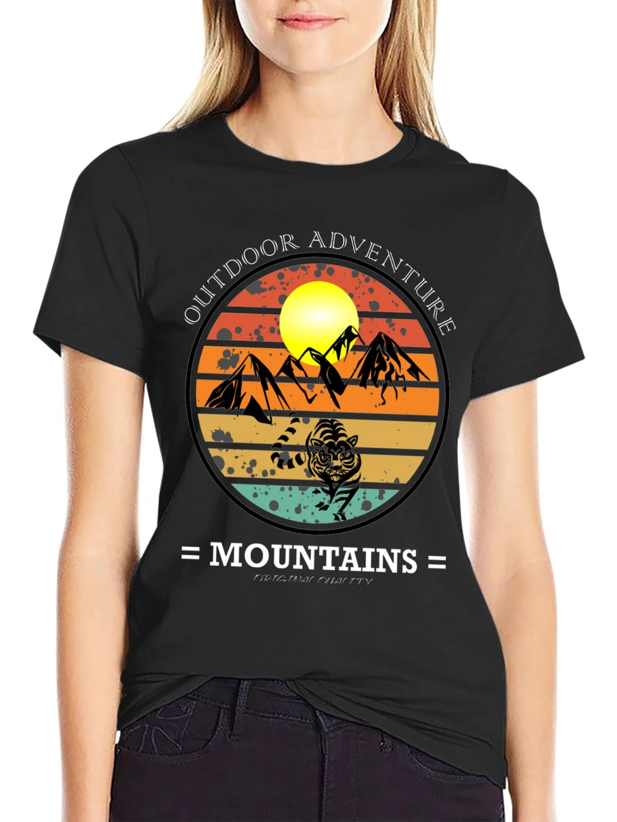 Outdoor Adventure Mountains Graphic Tee