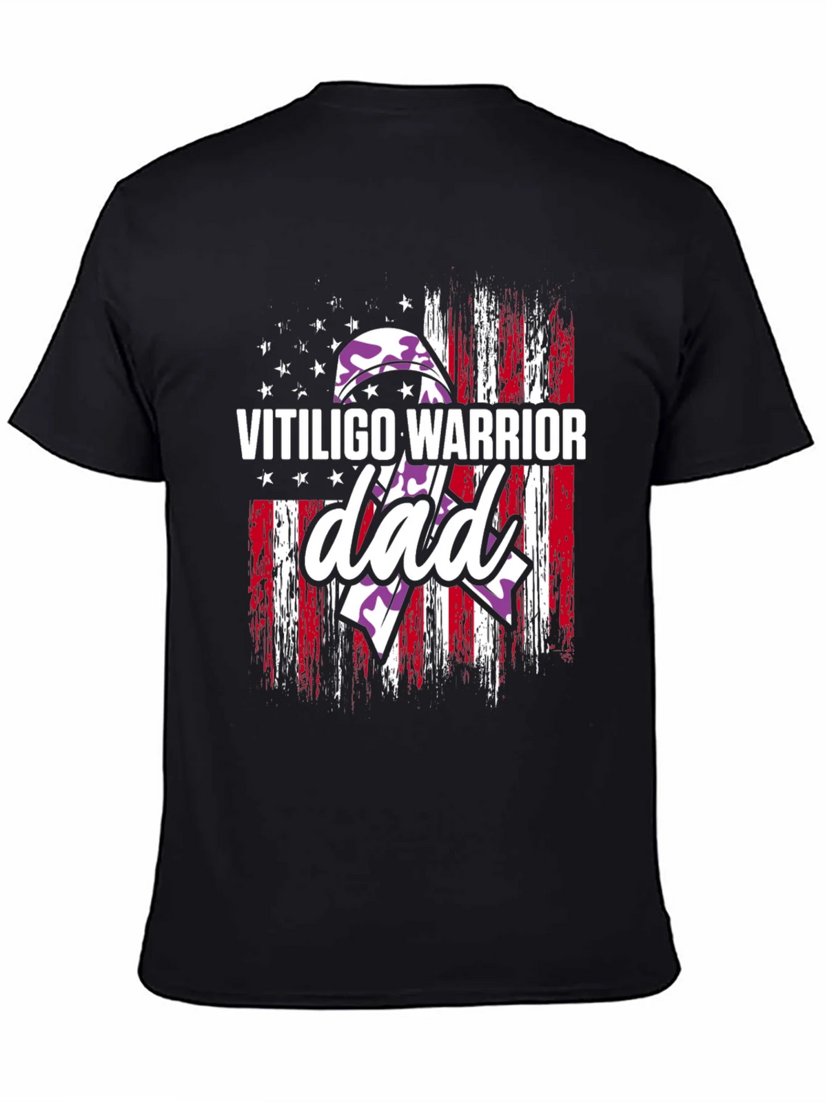 Vitiligo Warrior Dad T-Shirt