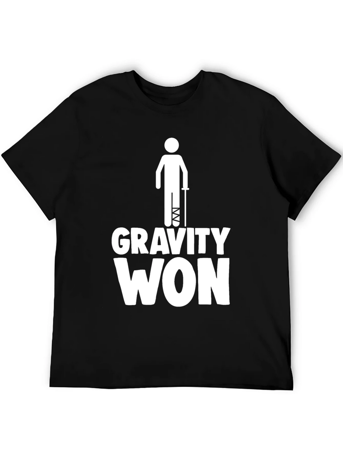 Gravity Won Funny Injury T-Shirt