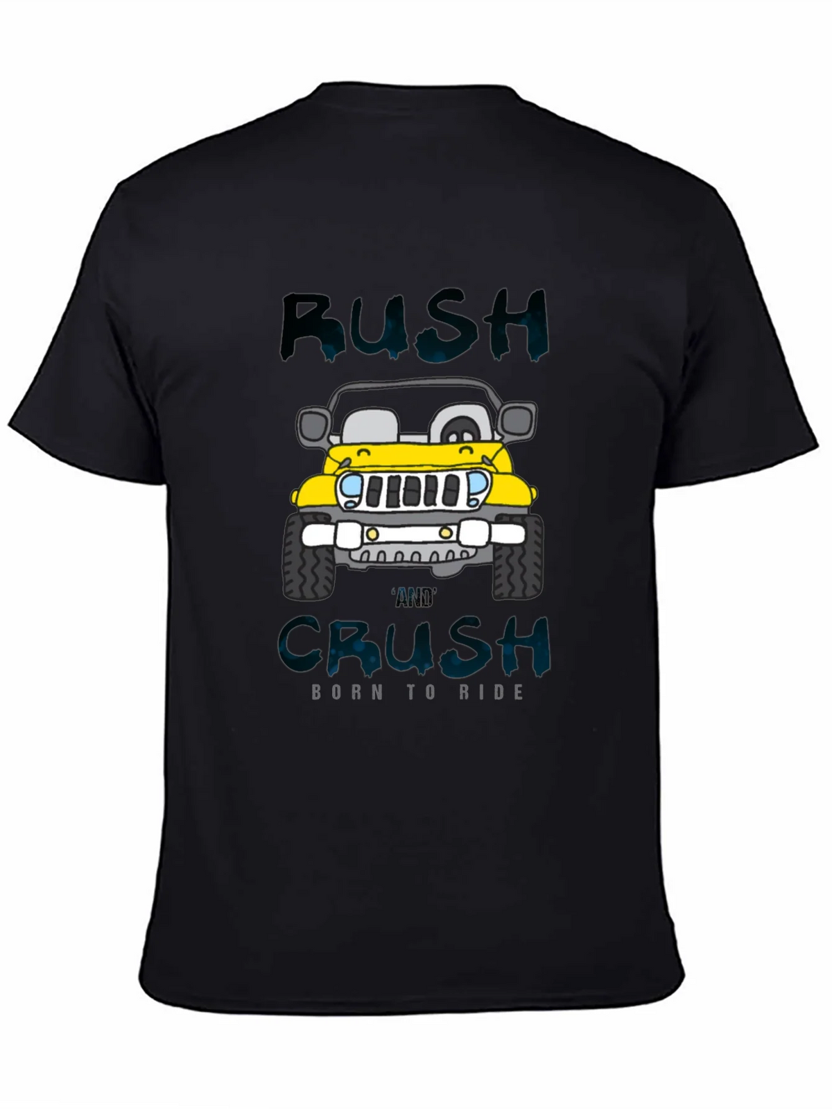 Rush and Crush Born to Ride Graphic T-Shirt
