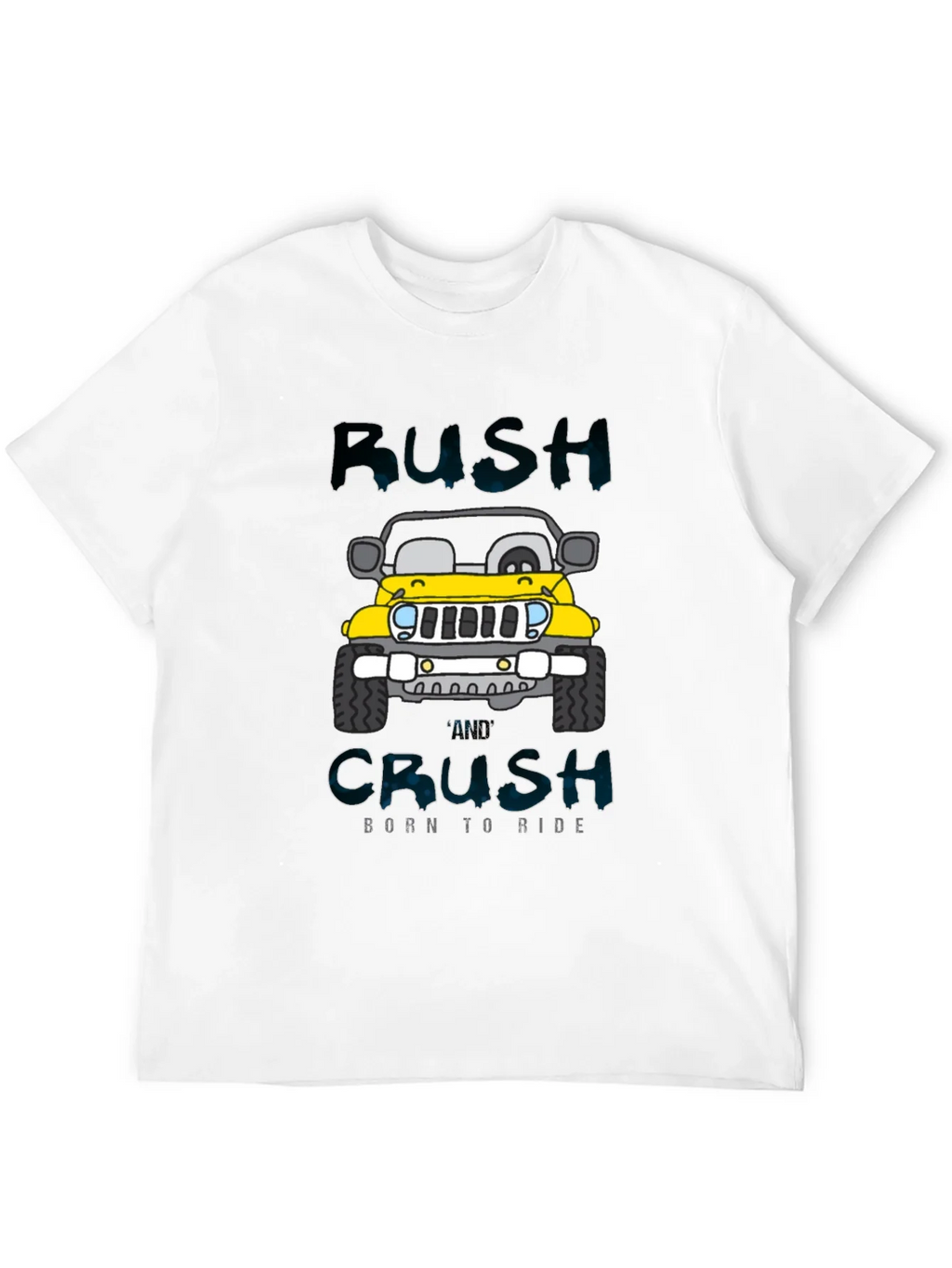 Rush and Crush Born to Ride Graphic T-Shirt