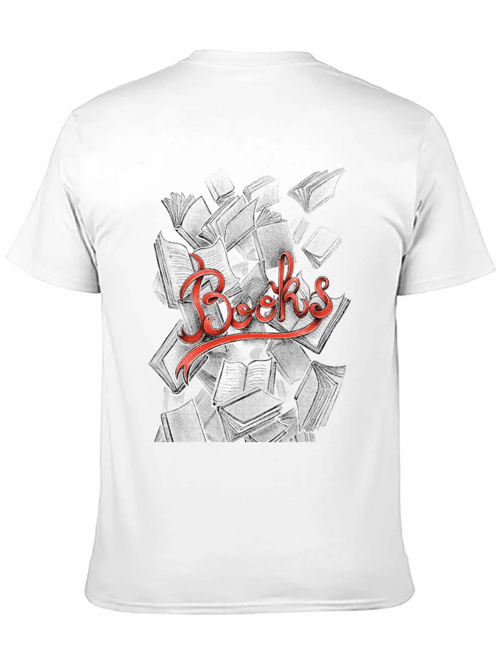 Unique Books Graphic Black T-Shirt