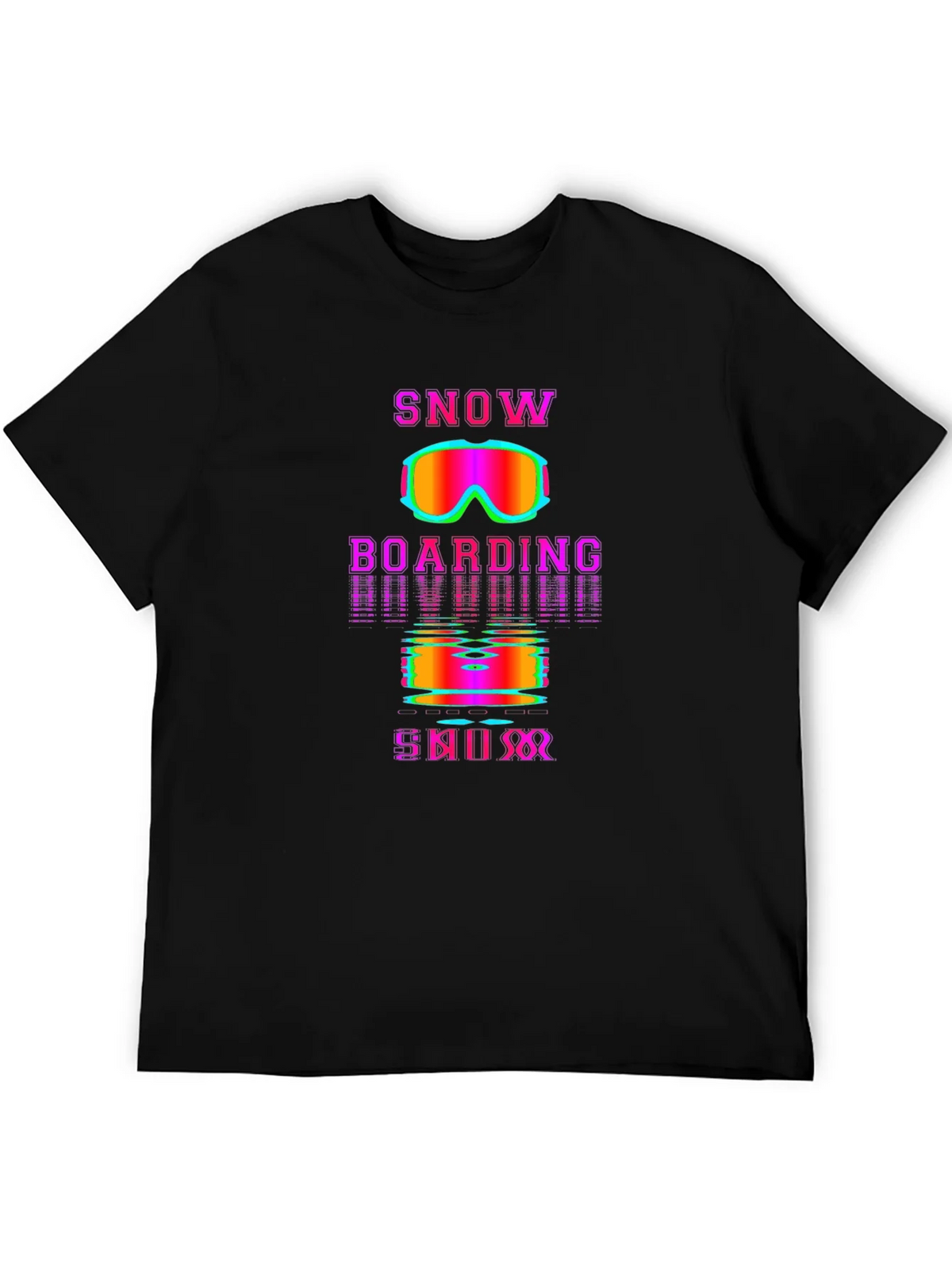 Snowboarding Skiing Retro T-Shirt
