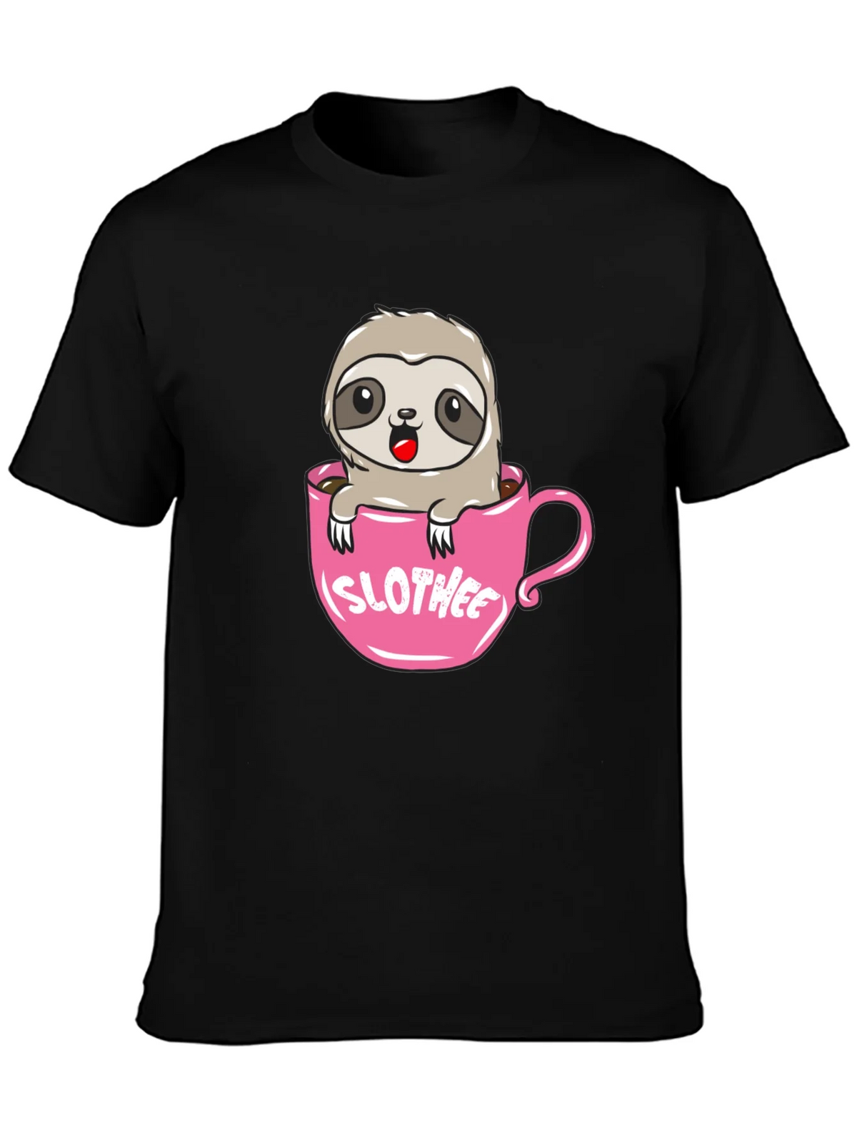 Sloth in a Cup T-Shirt - Adorable & Comfy
