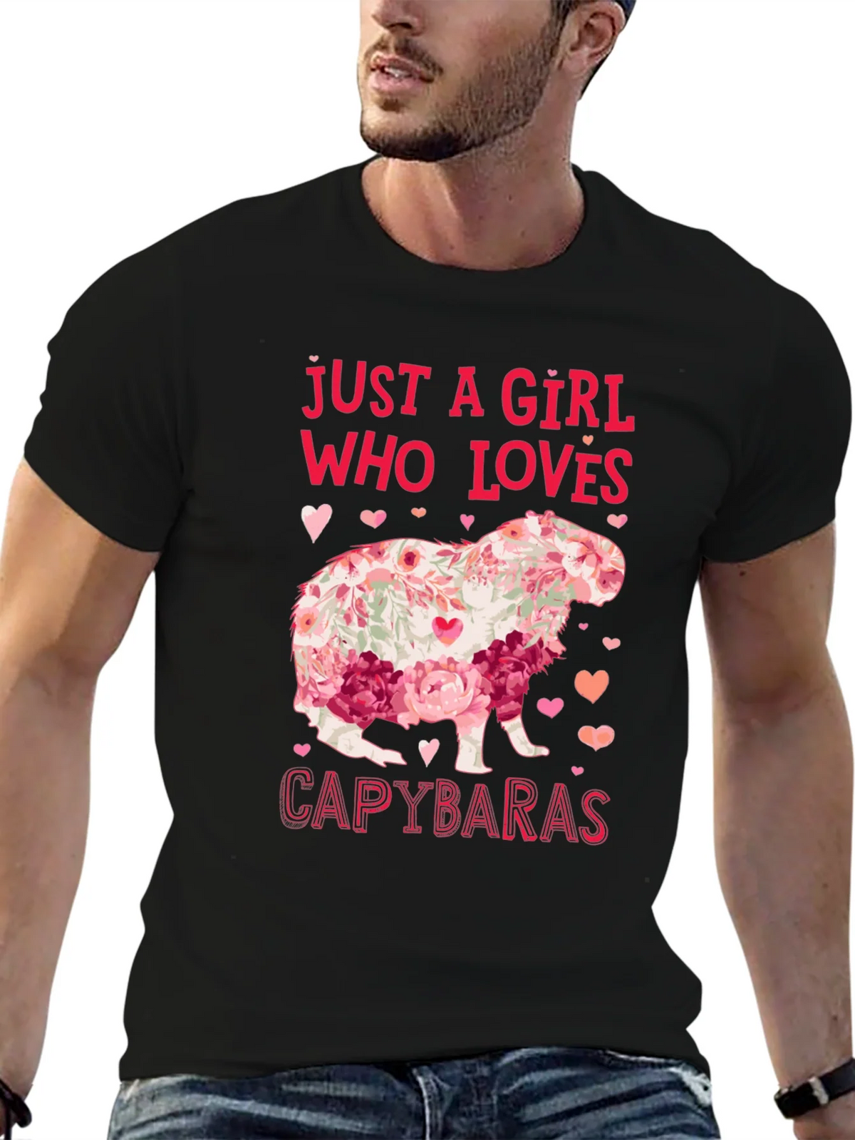Just A Girl Who Loves Capybaras T-Shirt