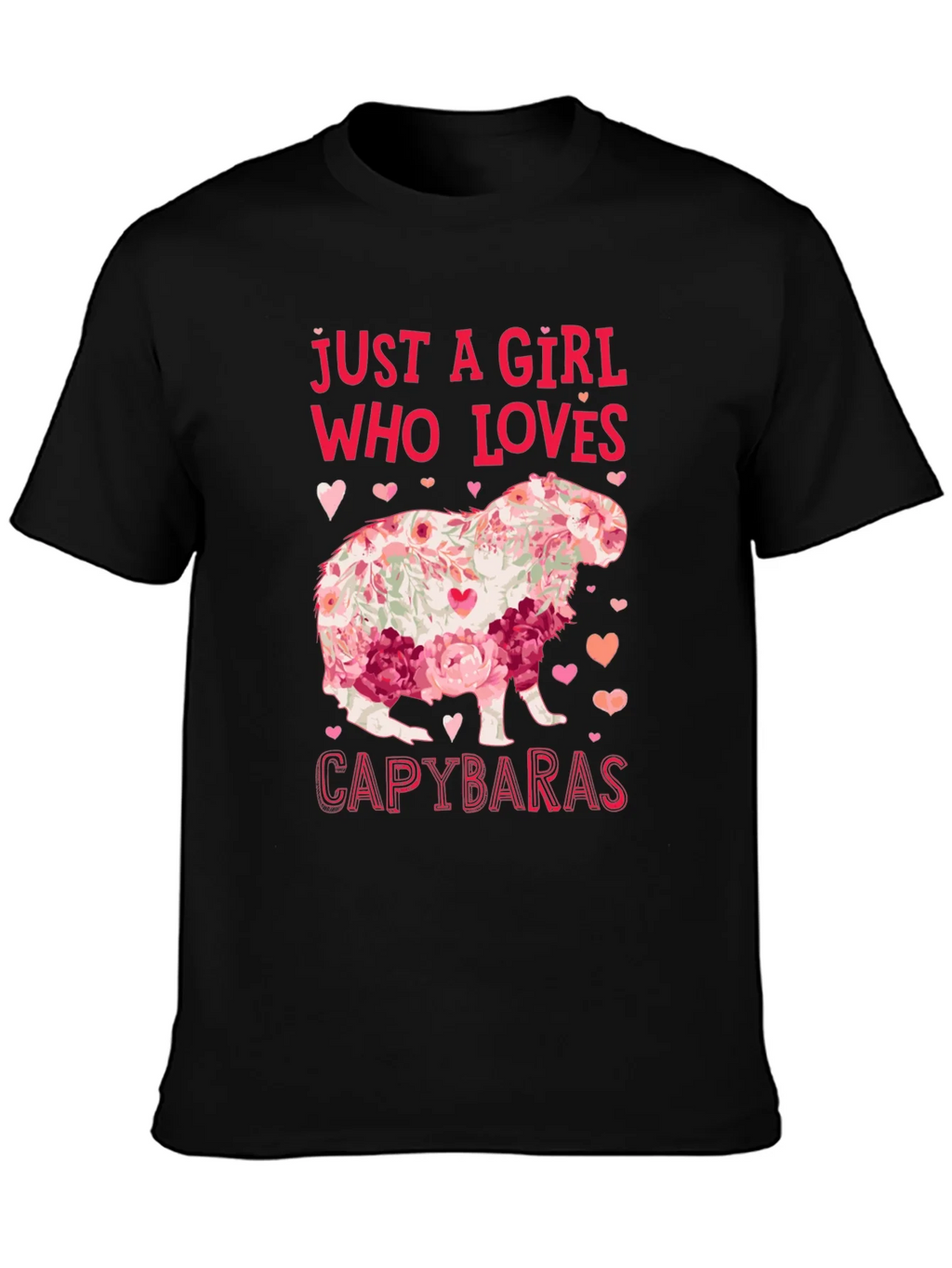 Just A Girl Who Loves Capybaras T-Shirt
