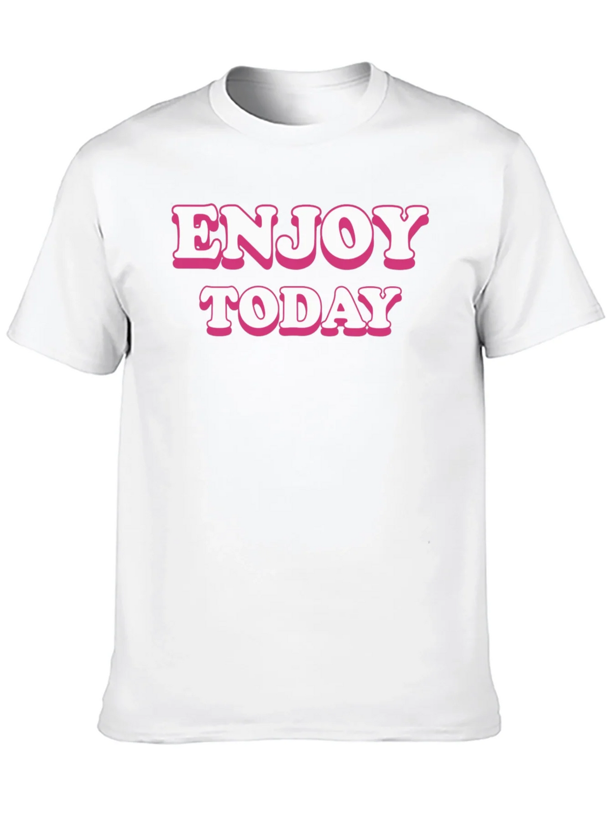 Enjoy Today Black Graphic Tee