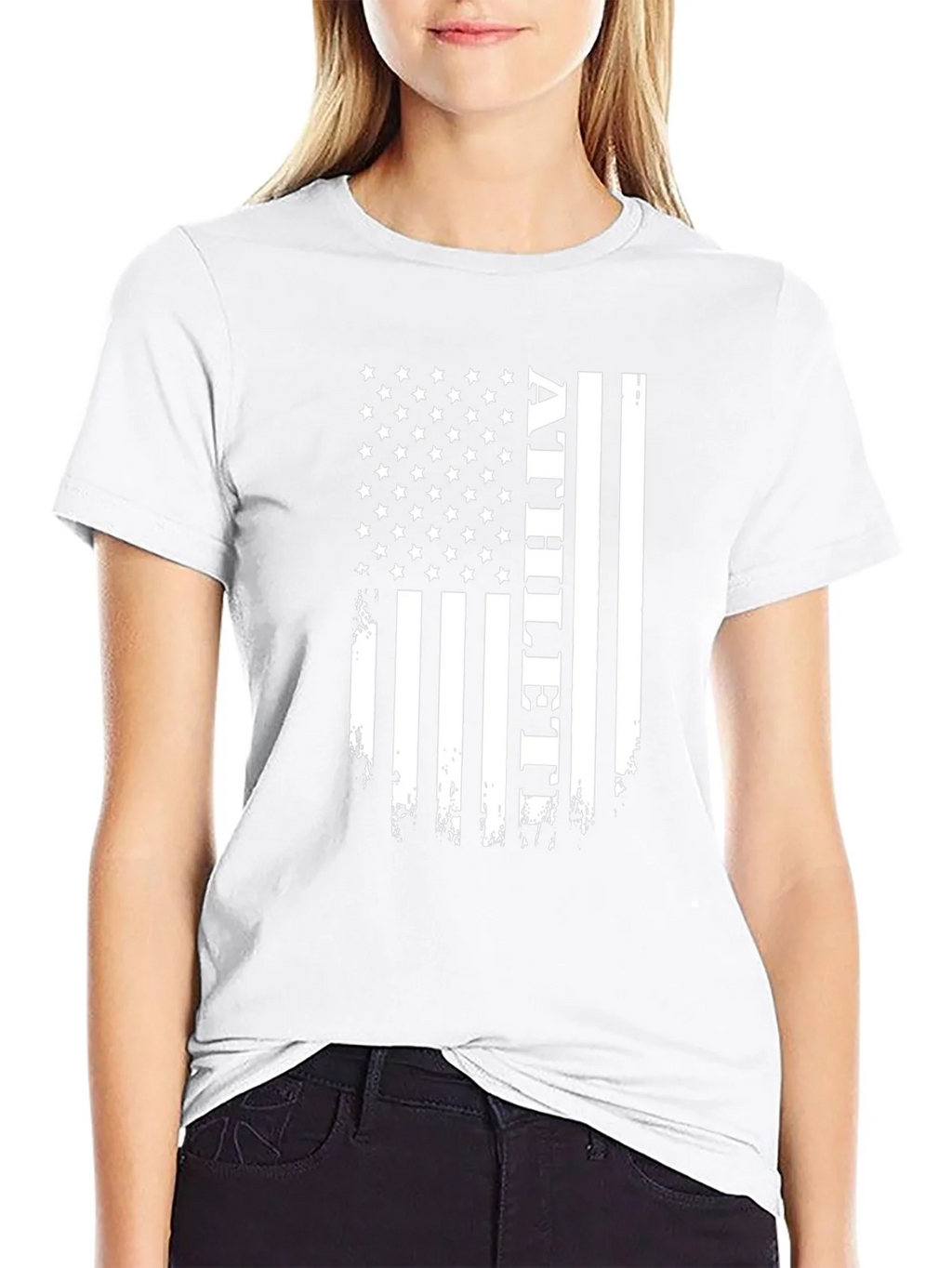 Athlete USA Flag Graphic T-Shirt