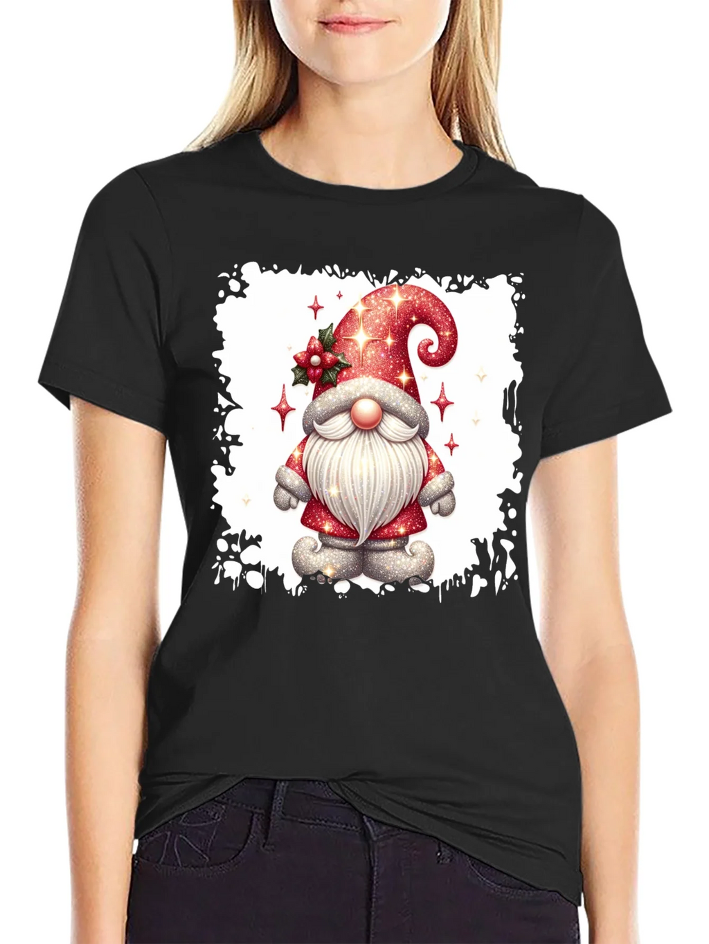 Christmas Gnome T-Shirt Festive Holiday Style