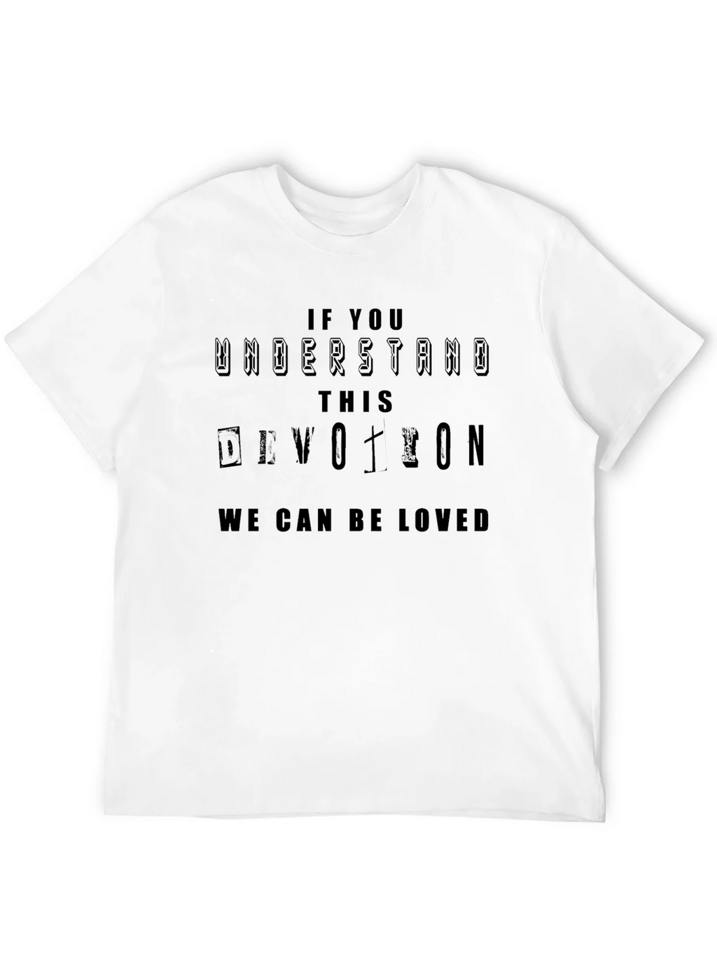 Devotion Graphic T-Shirt - Unisex Black Tee