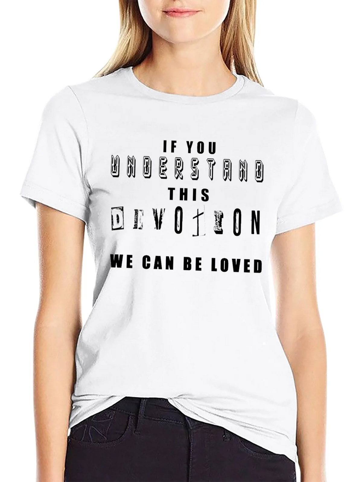 Devotion Graphic T-Shirt - Unisex Black Tee