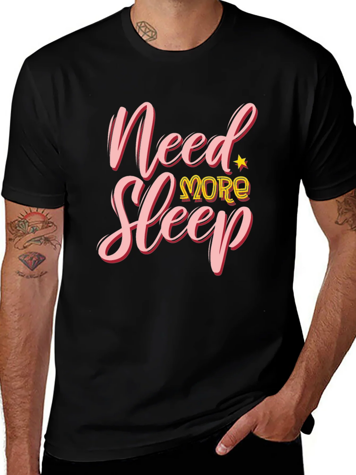 Need More Sleep T-Shirt - Funny Sleepy Graphic Tee