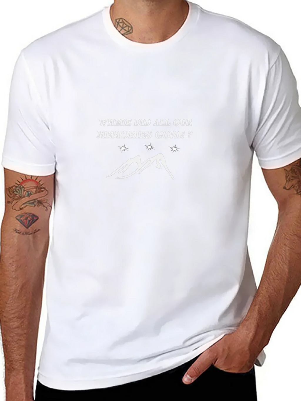 Memories Gone Graphic Tee - Black T-Shirt