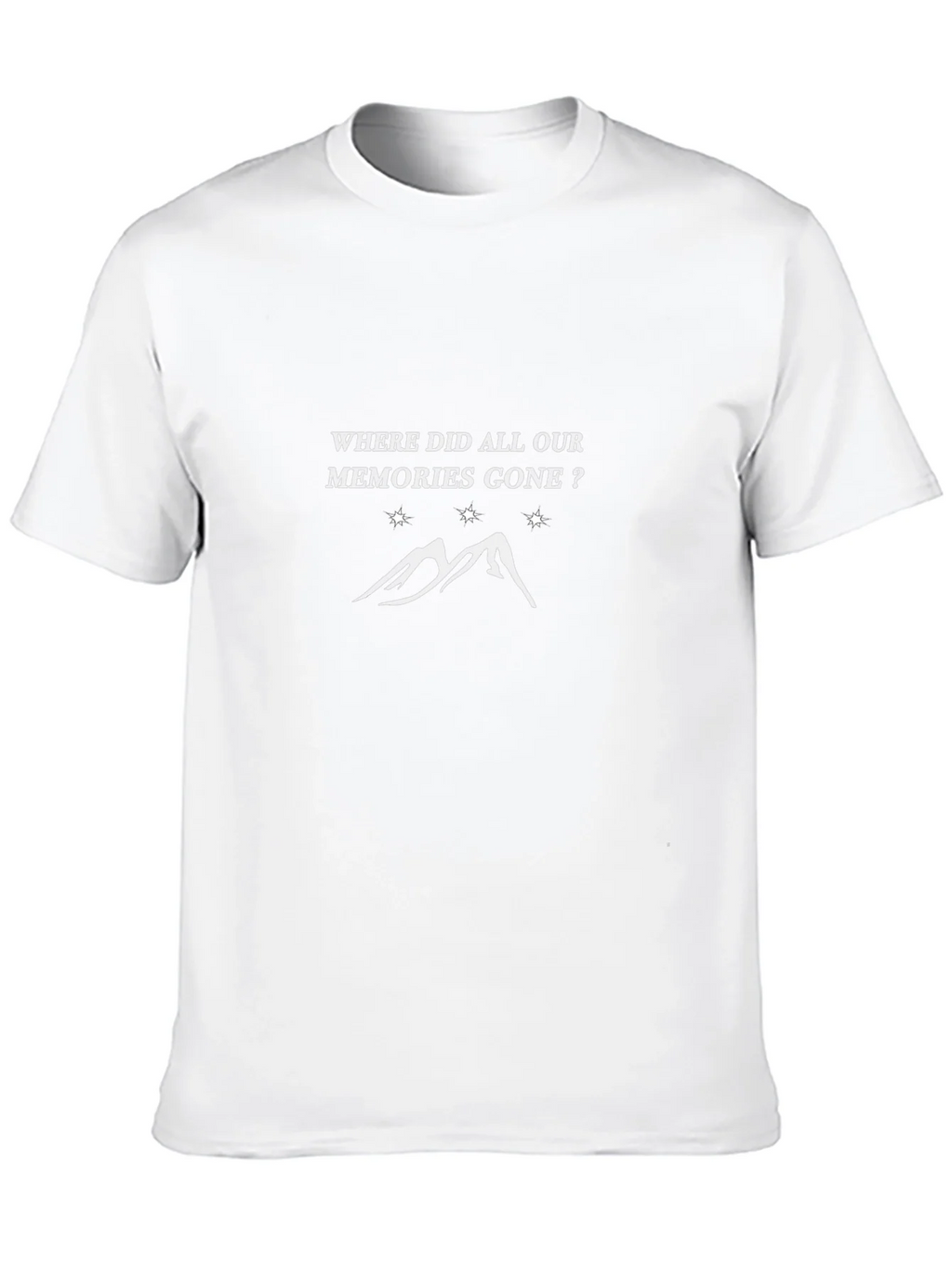 Memories Gone Graphic Tee - Black T-Shirt