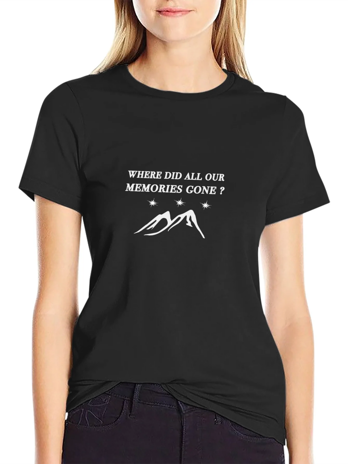 Memories Gone Graphic Tee - Black T-Shirt