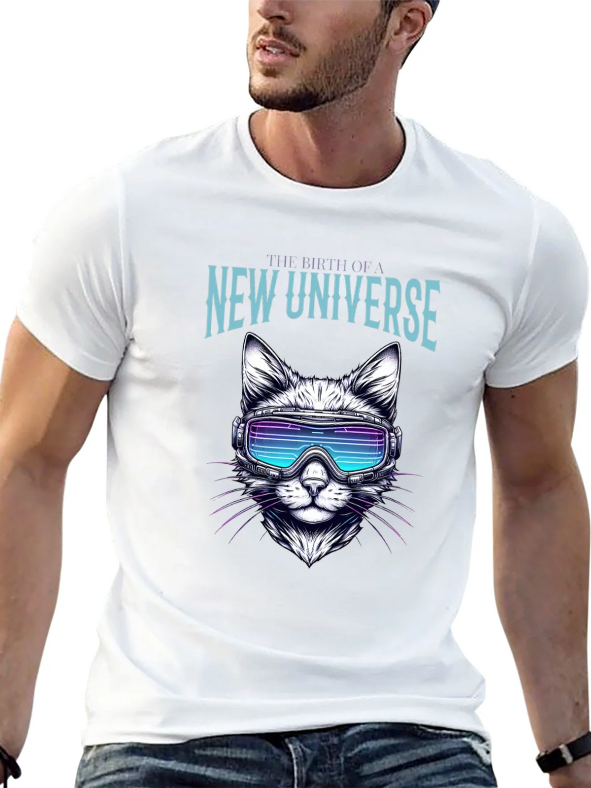 New Universe Cat T-Shirt