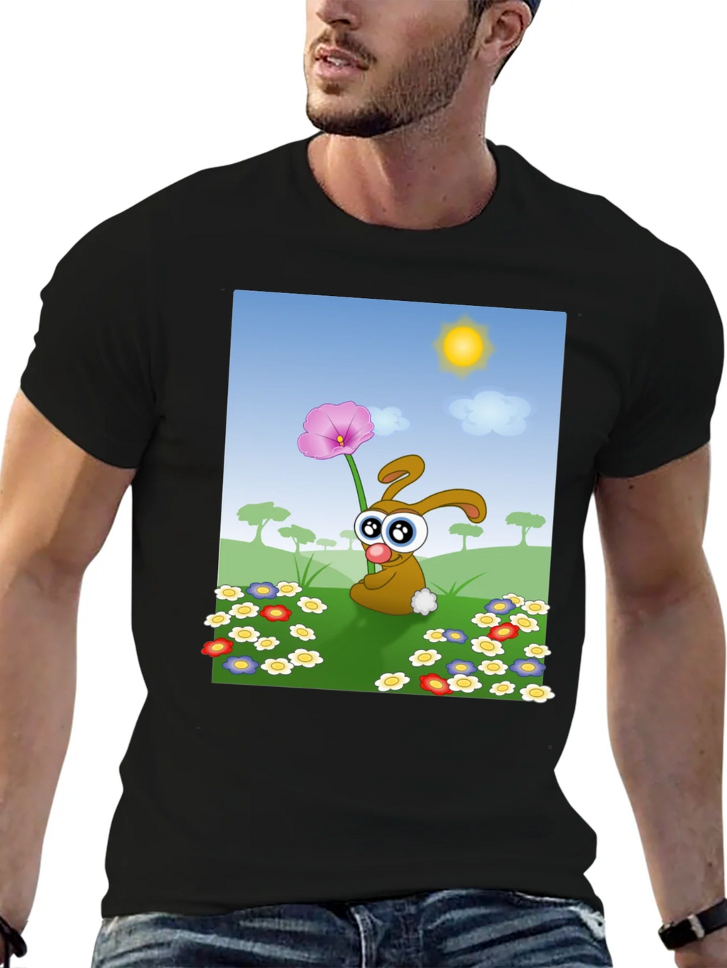 Cartoon Bunny T-Shirt