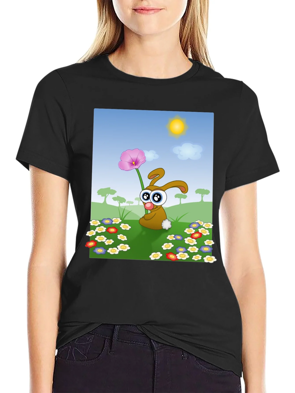 Cartoon Bunny T-Shirt