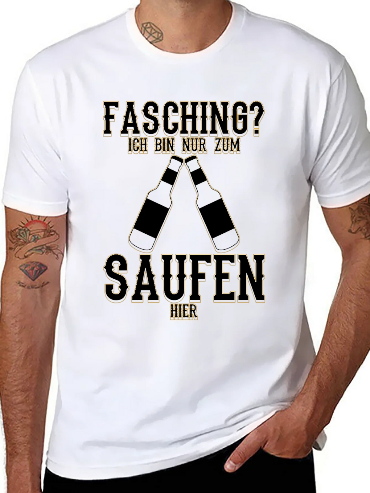 Fasching Saufen T-Shirt