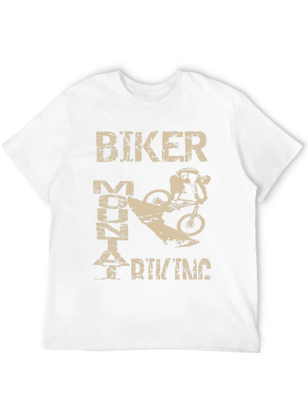 Biker Mountain Biking Graphic Tee