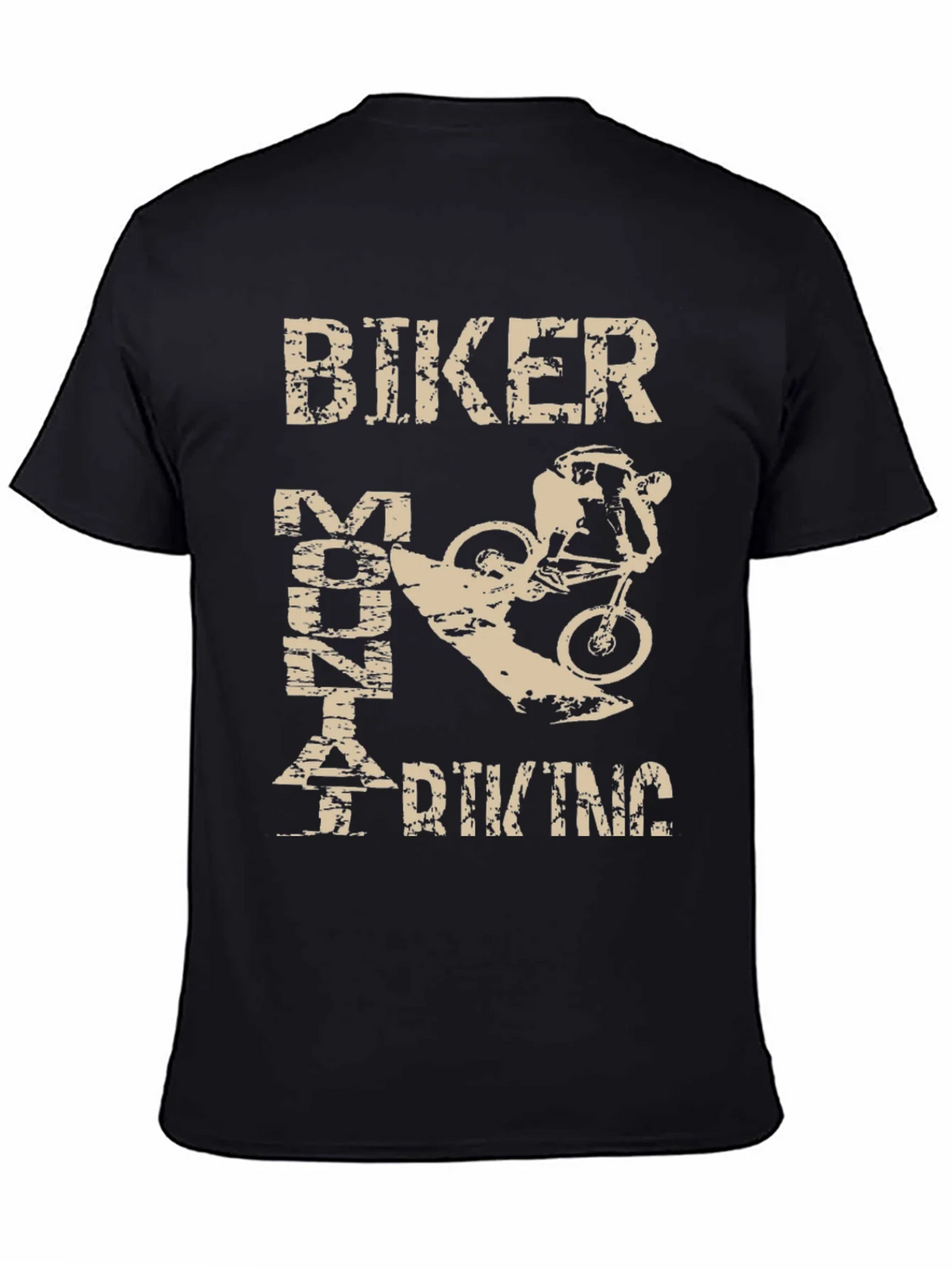 Biker Mountain Biking Graphic Tee