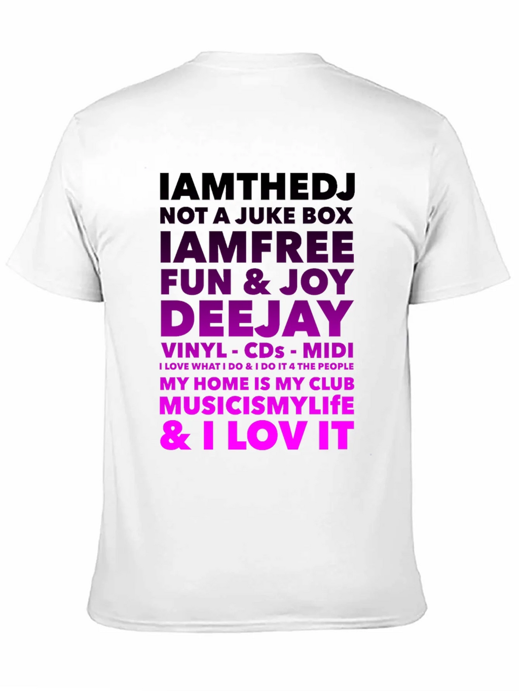 I Am The DJ Graphic T-Shirt