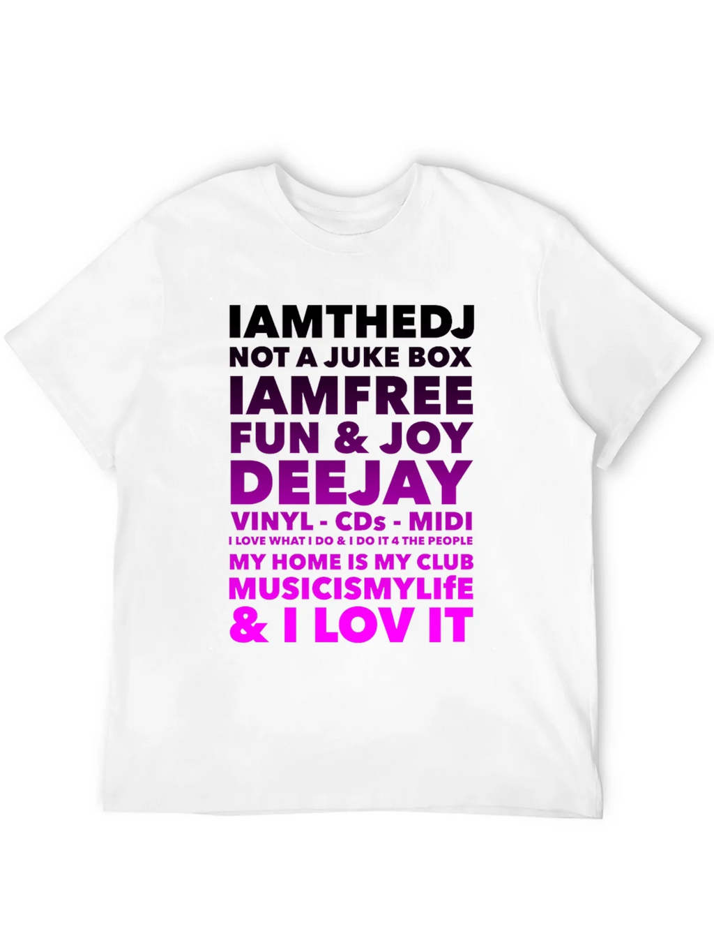 I Am The DJ Graphic T-Shirt