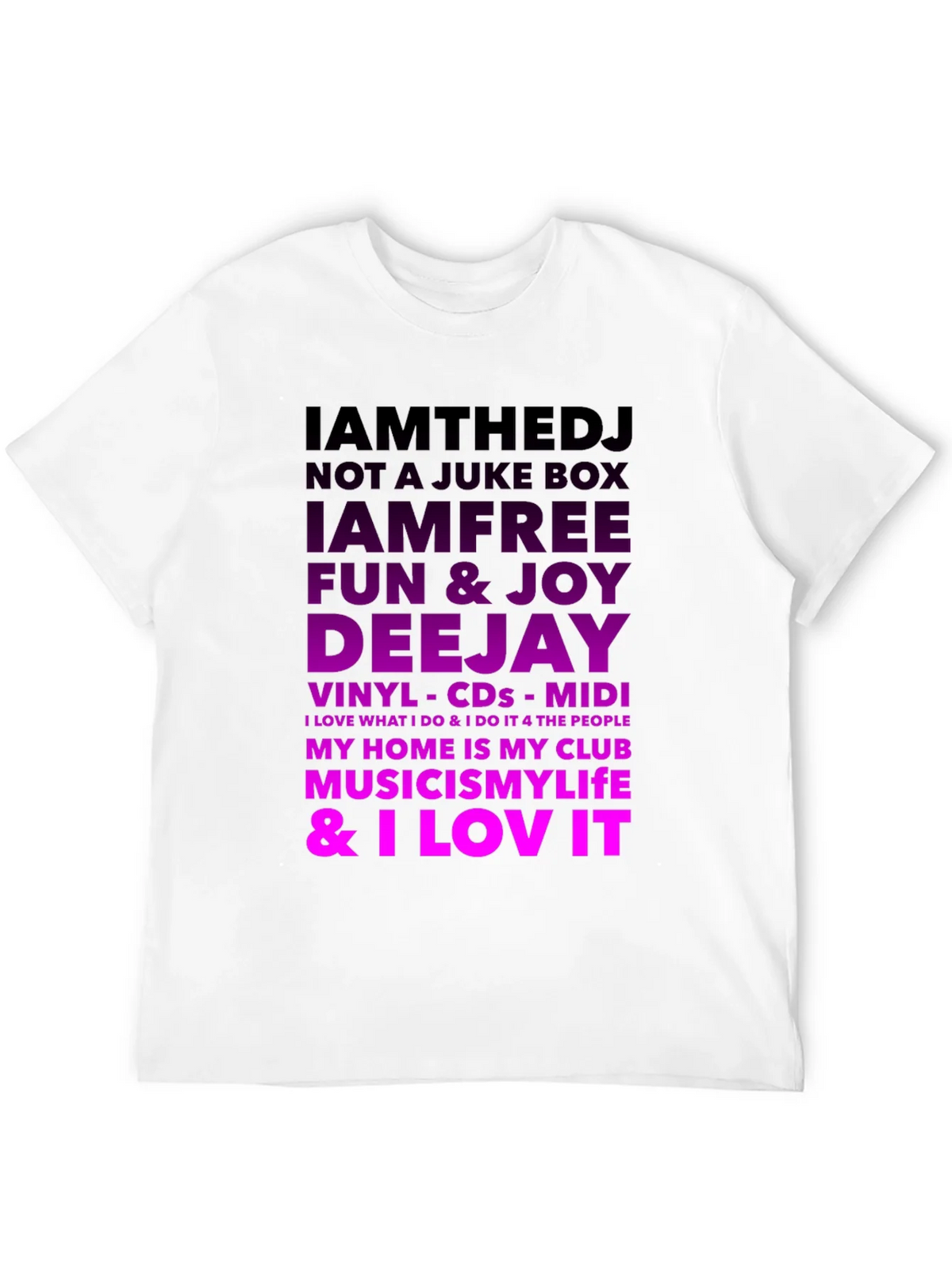 I Am The DJ Graphic T-Shirt
