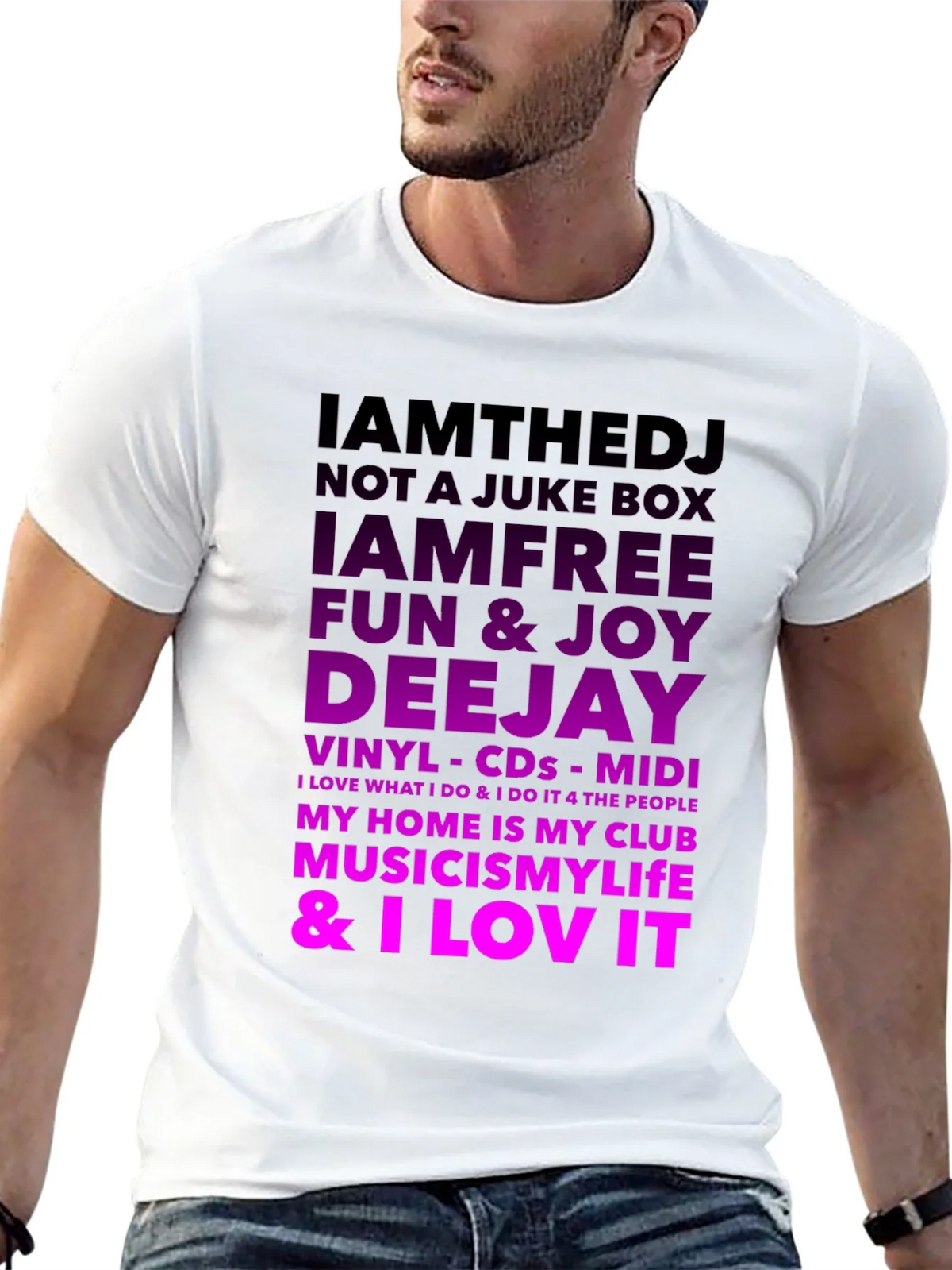 I Am The DJ Graphic T-Shirt
