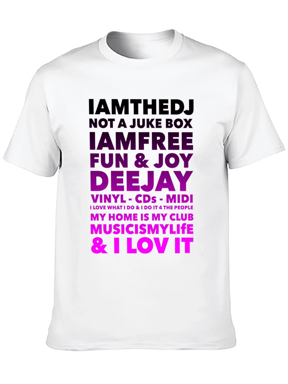 I Am The DJ Graphic T-Shirt
