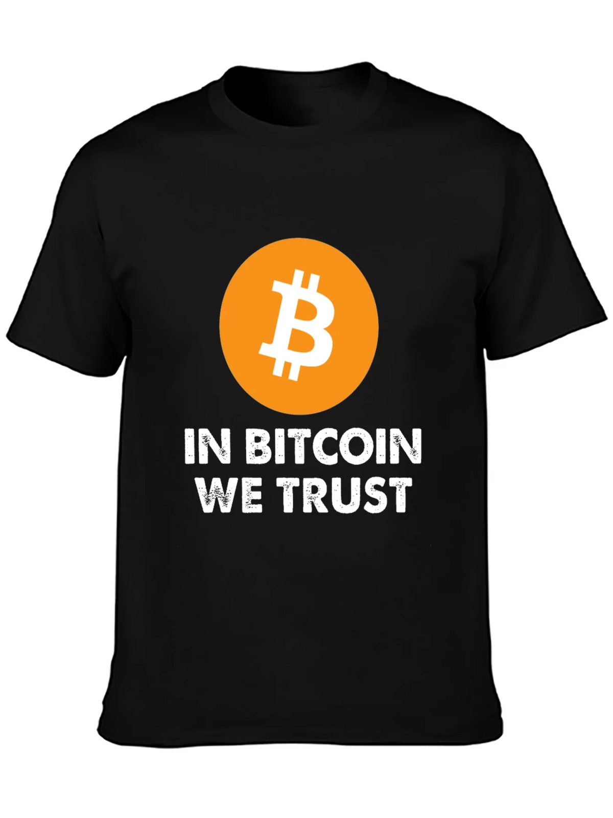 In Bitcoin We Trust Black T-Shirt