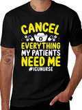 ICU Nurse T-Shirt - Cancel Everything!